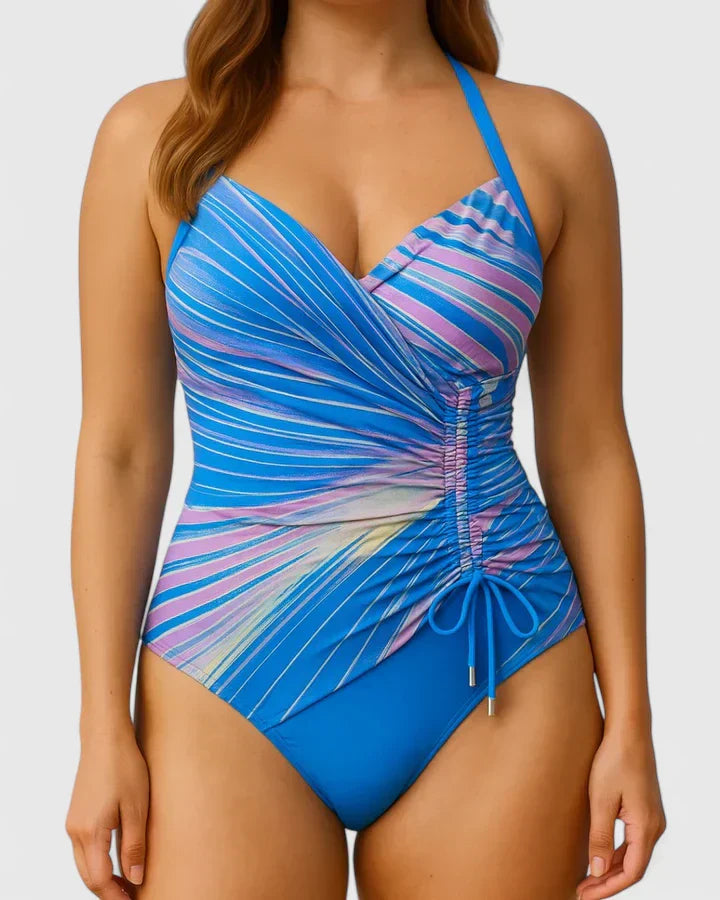 Sorynelle - Elegant Wrap-Style One-Piece Swimsuit