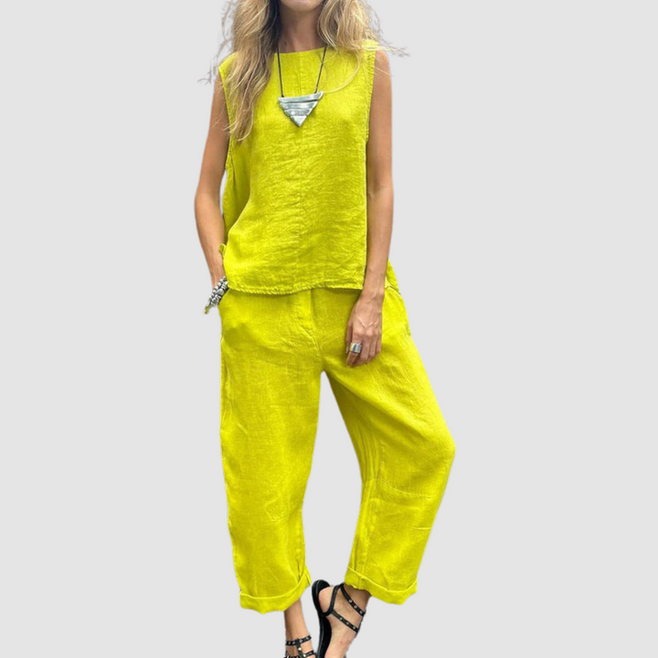 Suzette| Lightweight Two-Piece Summer Set