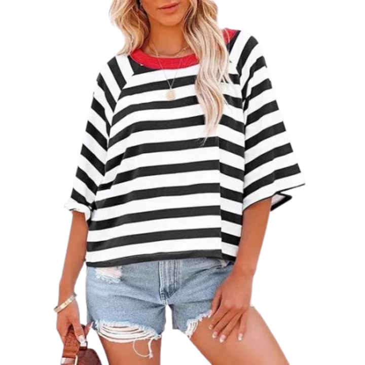 Maosie Crew Neck Tops
