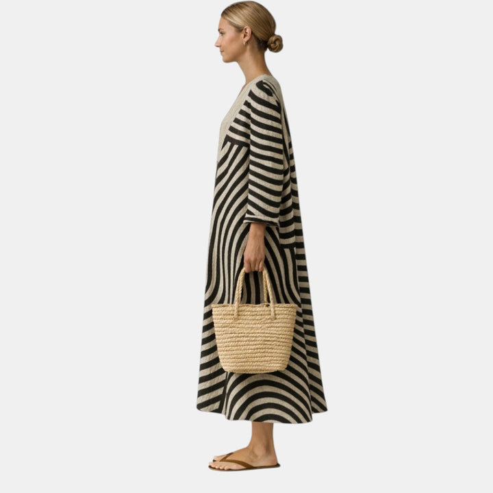 Ruby - Wavy Pattern Dress