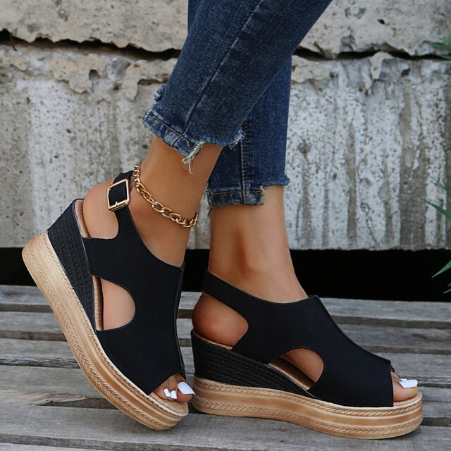 Maeve Wedge Sandals