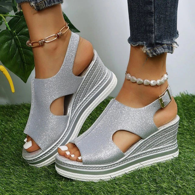 Maeve Wedge Sandals