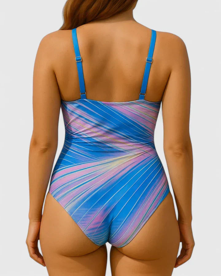 Sorynelle - Elegant Wrap-Style One-Piece Swimsuit