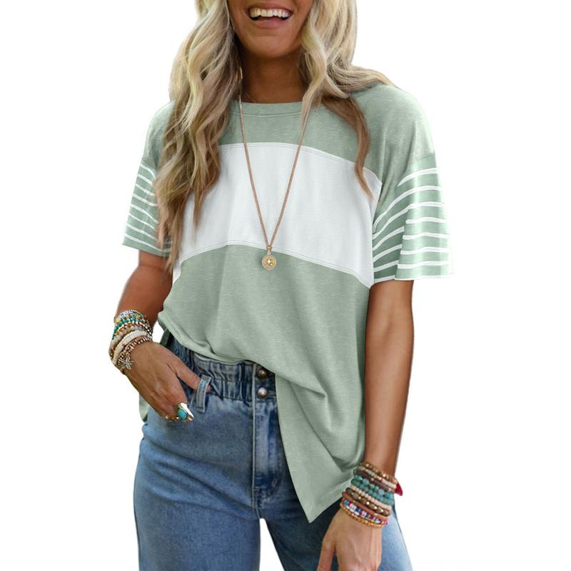 Lenix Crew Neck Tops