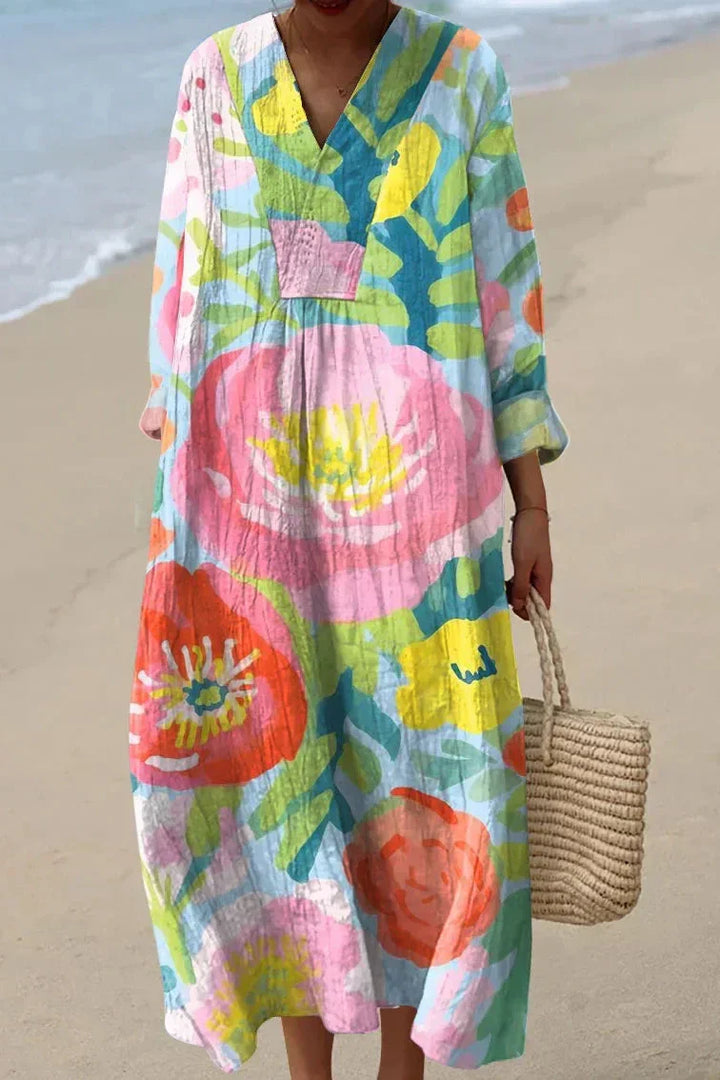 Aria - Vibrant Floral Dress