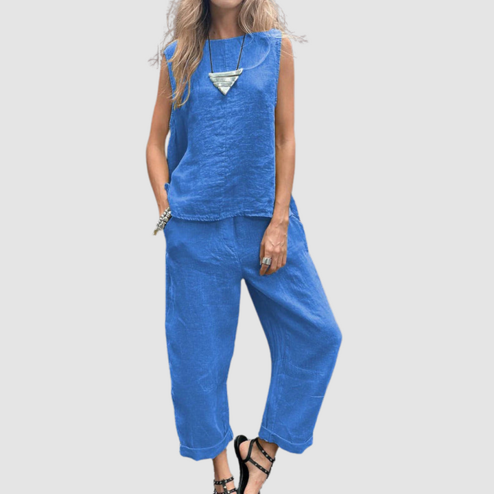 Suzette| Lightweight Two-Piece Summer Set