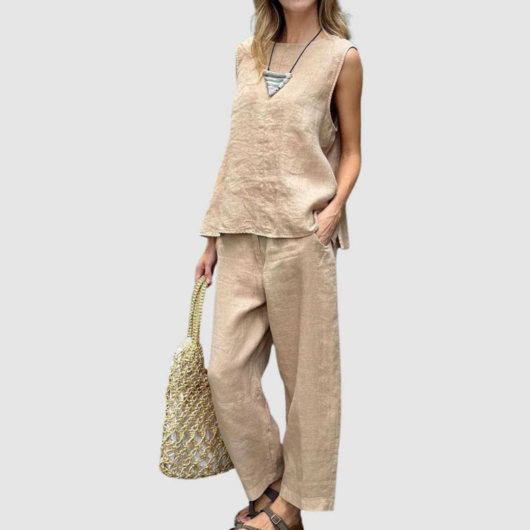Suzette| Lightweight Two-Piece Summer Set