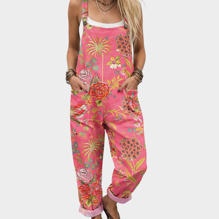 Saoirse - Vibrant Pink Botanical Silhouette
