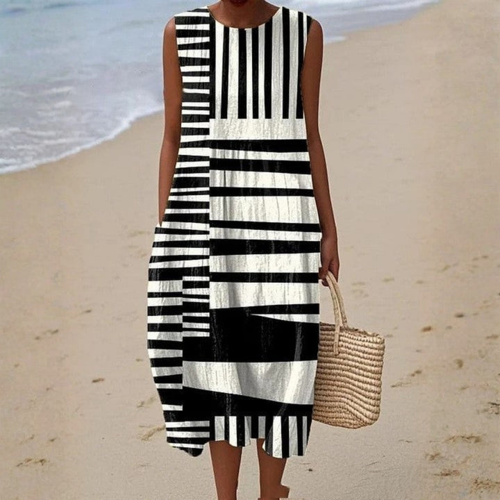 Clarisse - Stylish Graphic Dress