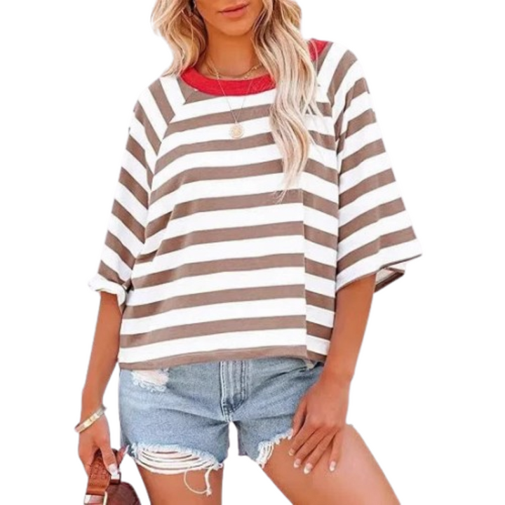 Maosie Crew Neck Tops