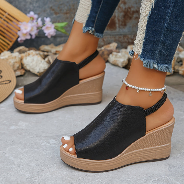 Aurora Wedge Sandals