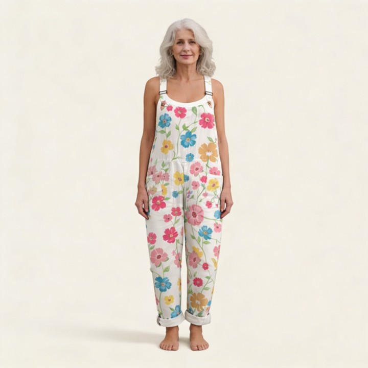 Aisling - Multi-Coloured Floral Blossom Motif