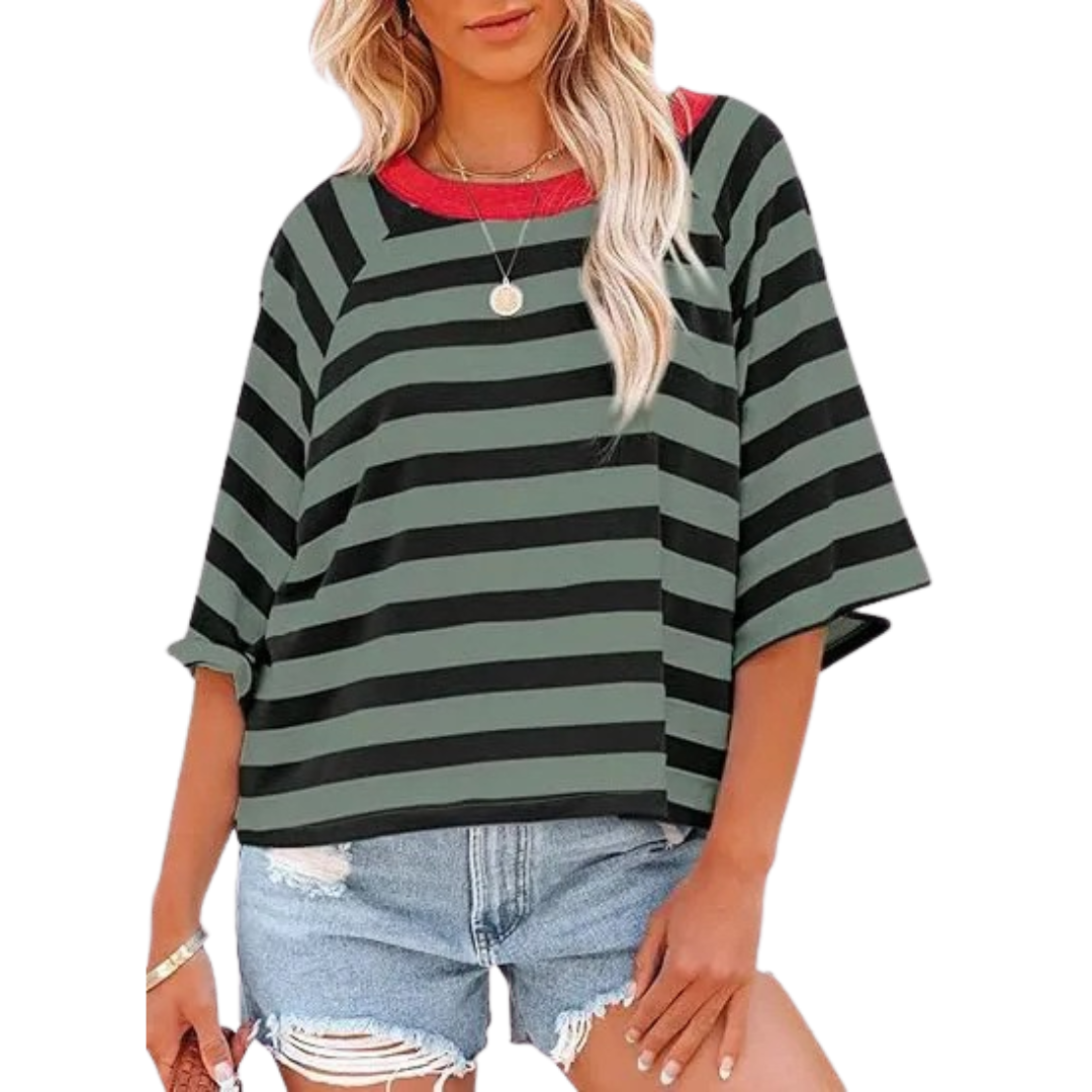 Maosie Crew Neck Tops
