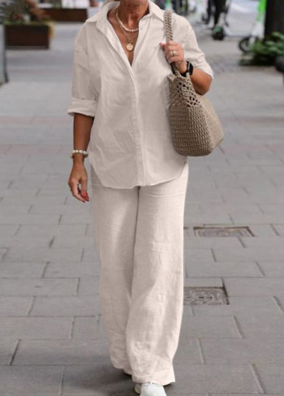 Denice Elegant Casual Two Piece Set