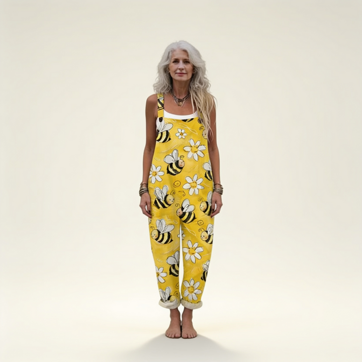 Clodagh - Sunny Yellow Bee &amp; Daisy Motif