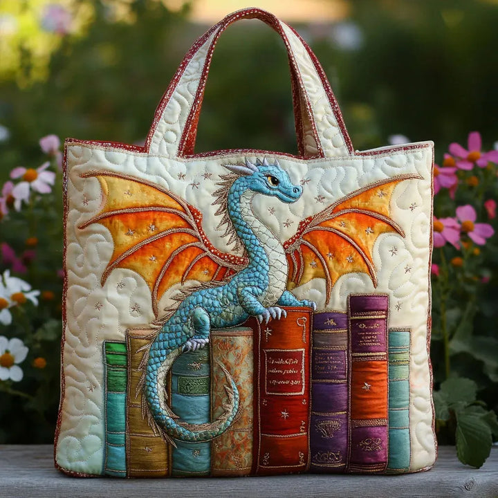 Dragon Guardian of Books Handmade Bags