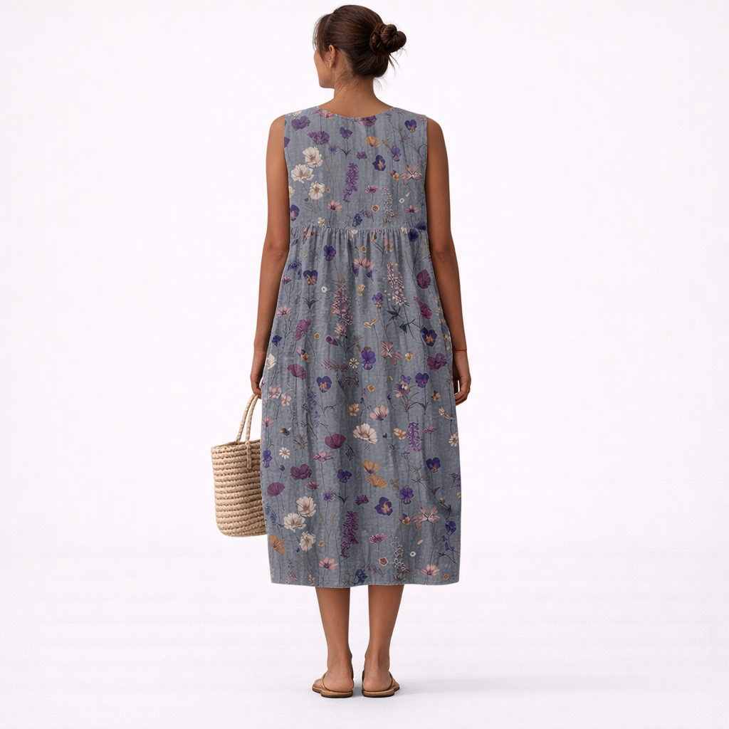 Aurora - Wild Floral Fluid Dress