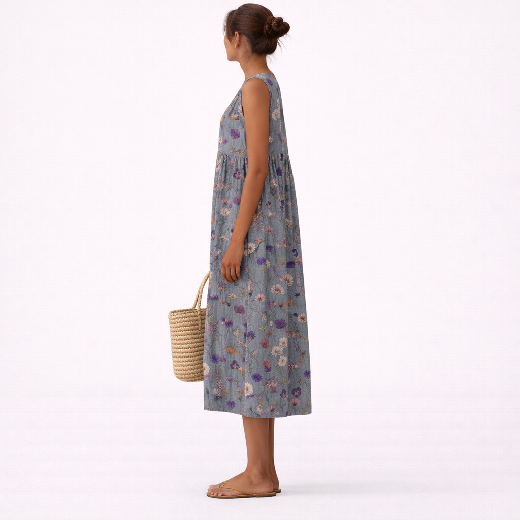 Aurora - Wild Floral Fluid Dress