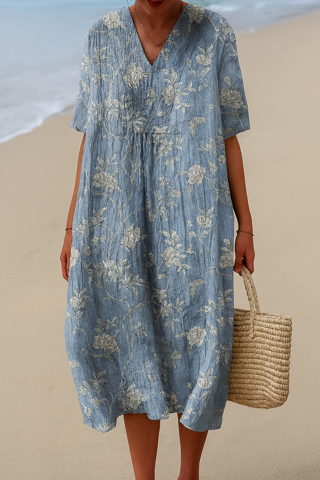 Eden - Fluid Floral Print Dress