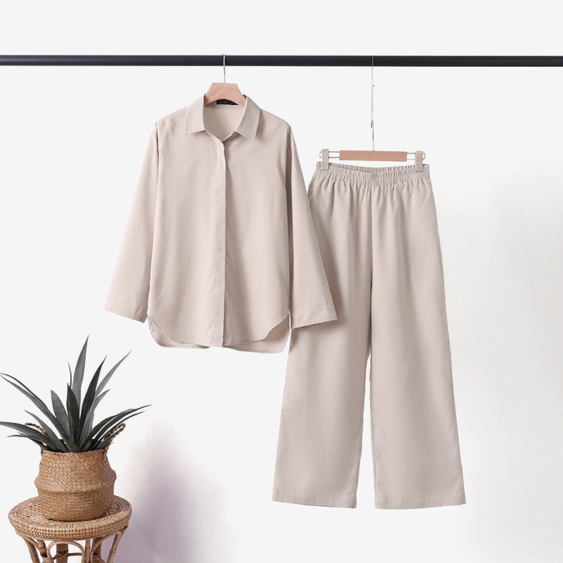 Denice Elegant Casual Two Piece Set