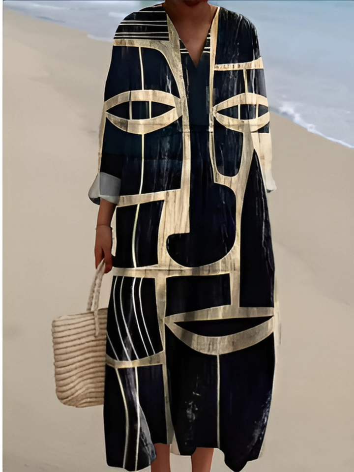 Hazel - Abstract Art Dress