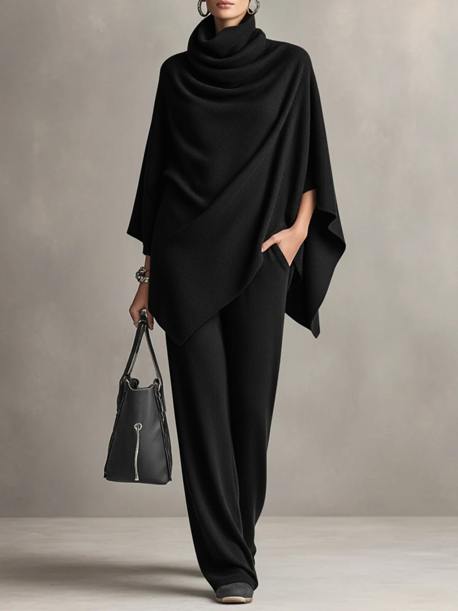 Sarina Elegant Drape Two-Piece Set