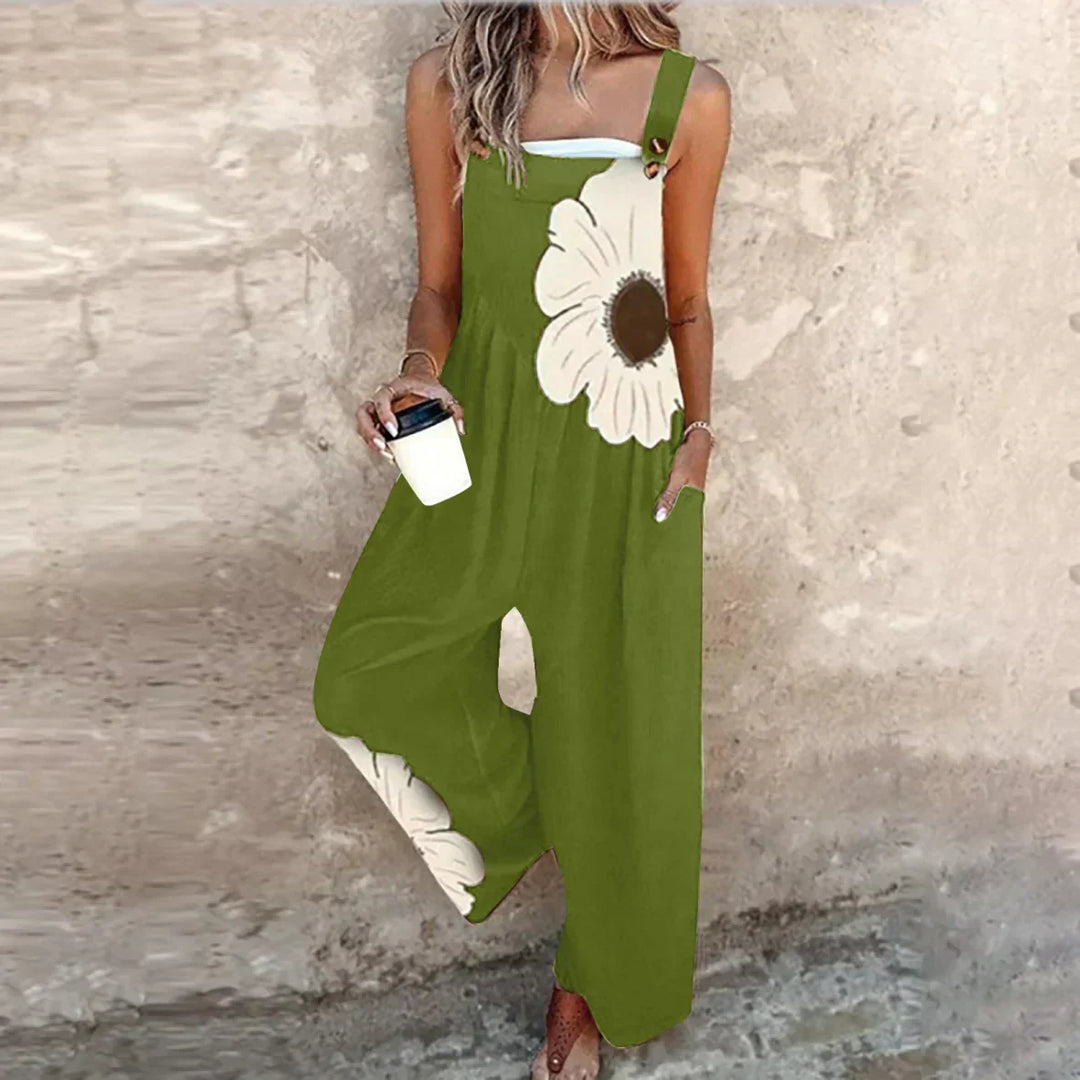 Florence – Flowing Statement Floral Jumpsuit
