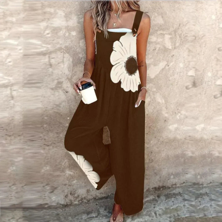 Florence – Flowing Statement Floral Jumpsuit
