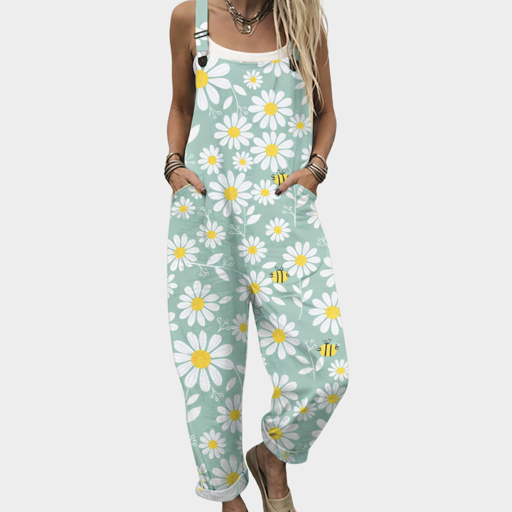 Siobhan - Pastel Mint &amp; Daisy Motif