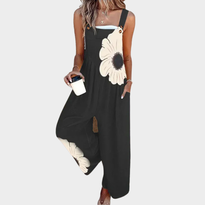 Florence – Flowing Statement Floral Jumpsuit