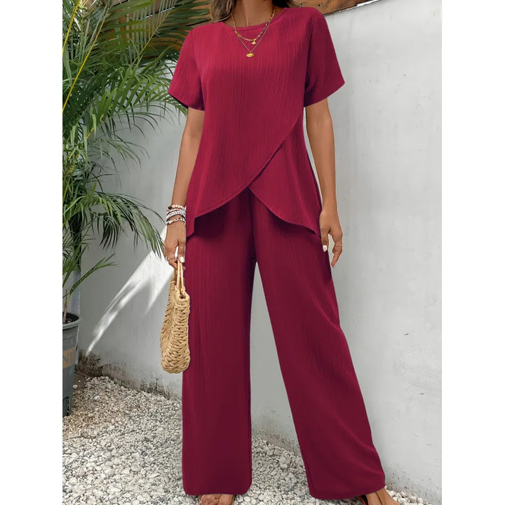 Lorrina Elegant Soft Two-Piece Set
