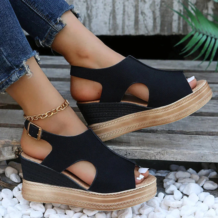 Maeve Wedge Sandals
