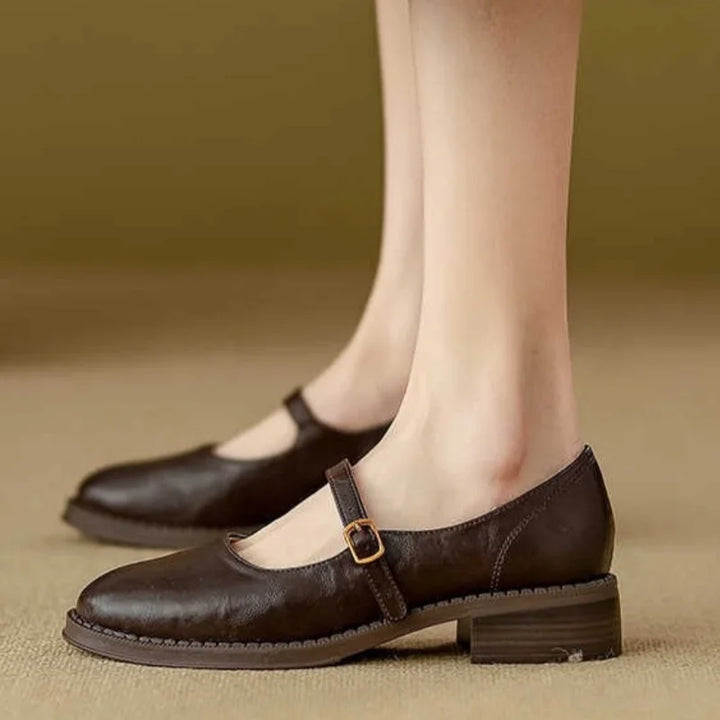 Classic Comfort Mary Janes Made Of Leather Mary Janes