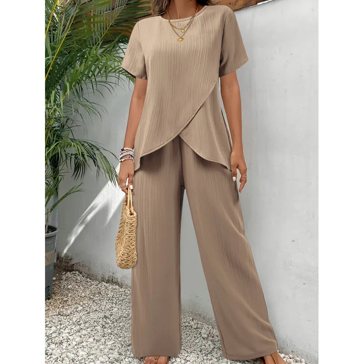 Lorrina Elegant Soft Two-Piece Set