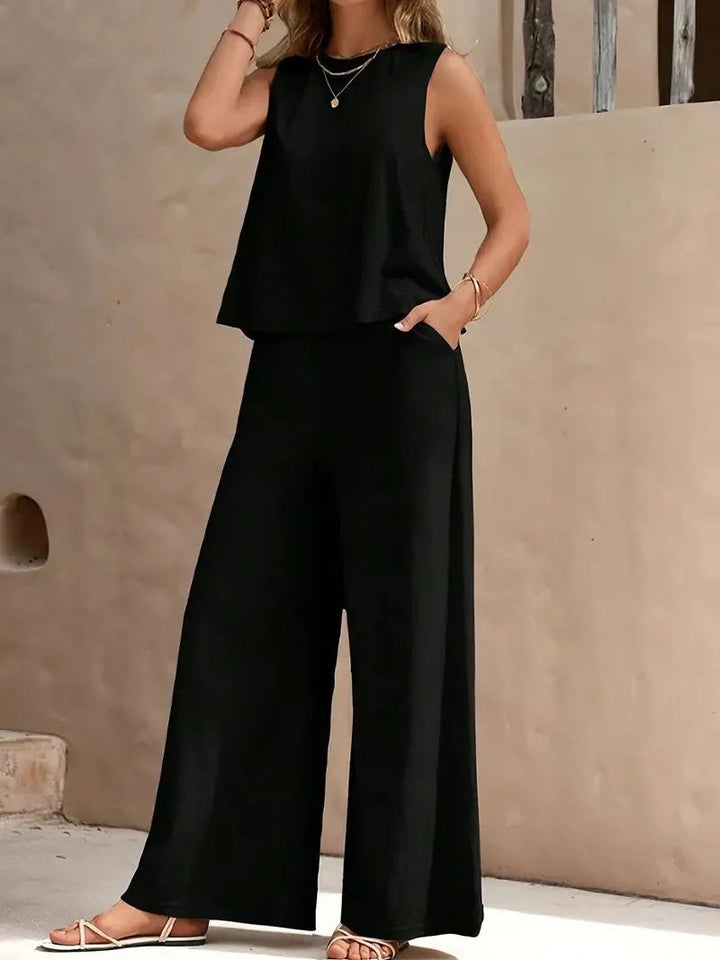 Danielle Sleeveless Two-Piece Set