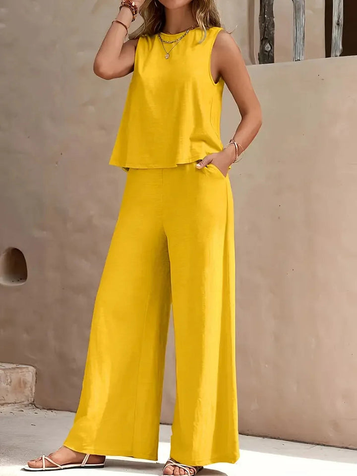Danielle Sleeveless Two-Piece Set