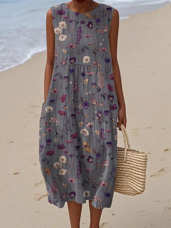 Aurora - Wild Floral Fluid Dress