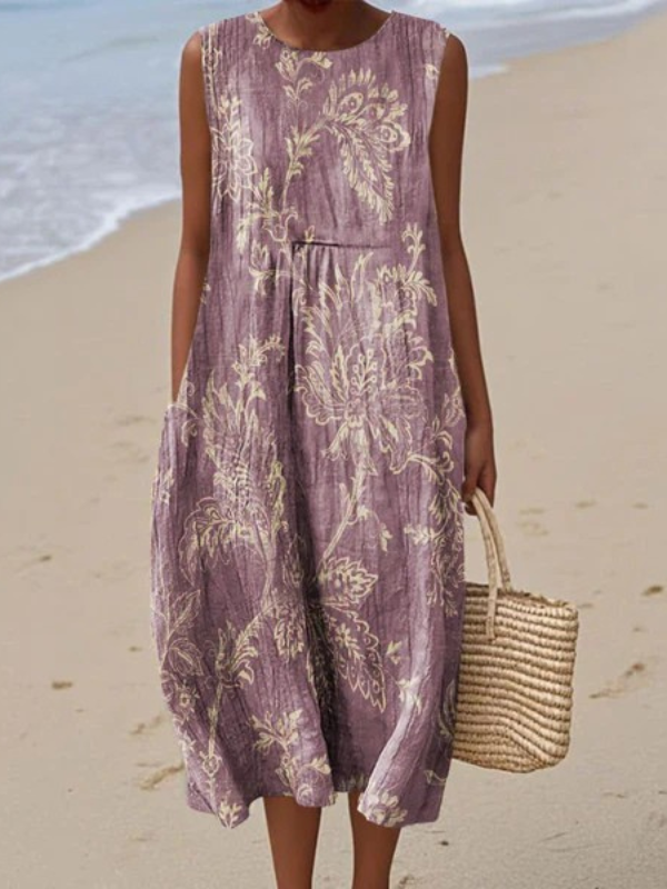 Mathilde - Fluid Botanical Dress