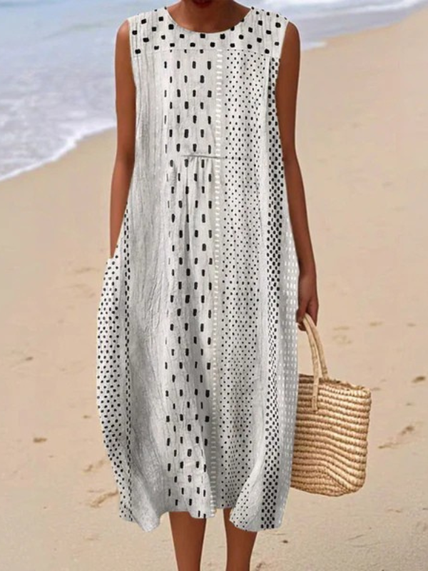 Valérie - Dotted Fluid Dress