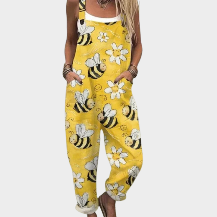 Clodagh - Sunny Yellow Bee &amp; Daisy Motif