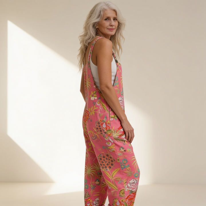 Saoirse - Vibrant Pink Botanical Silhouette