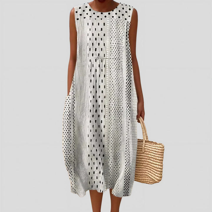 Valérie - Dotted Fluid Dress