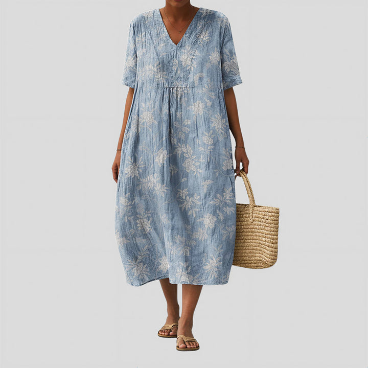 Eden - Fluid Floral Print Dress