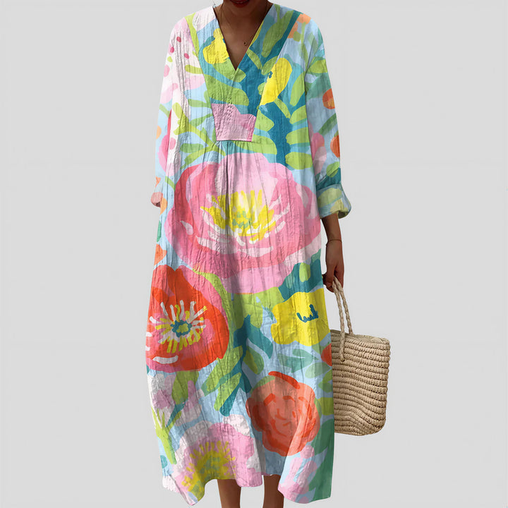 Aria - Vibrant Floral Dress