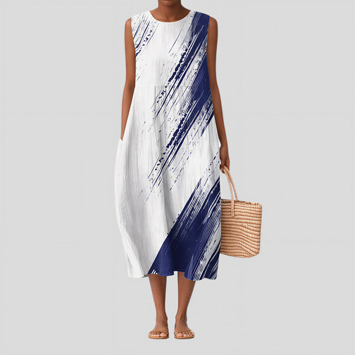 Melody - Navy Blue Summer Dress