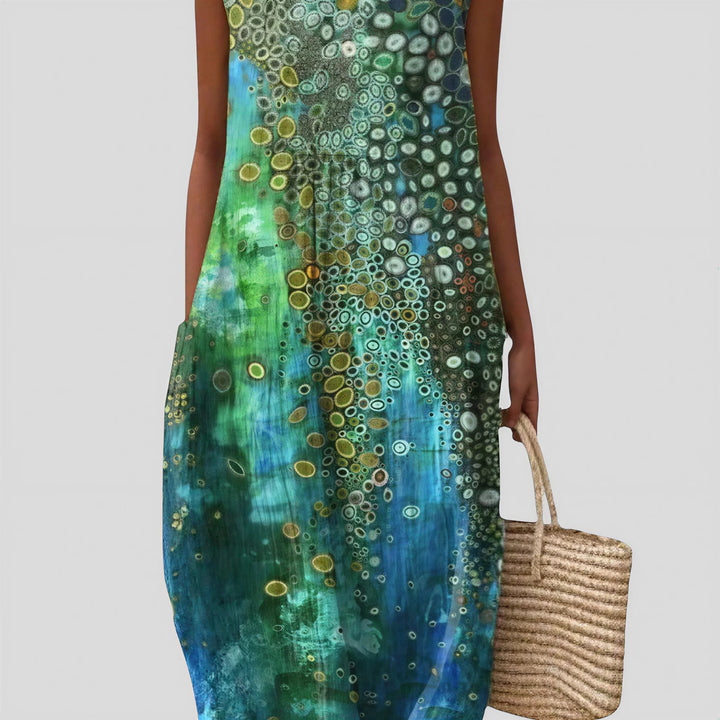 Scarlett - Fluid Oceanic Dress