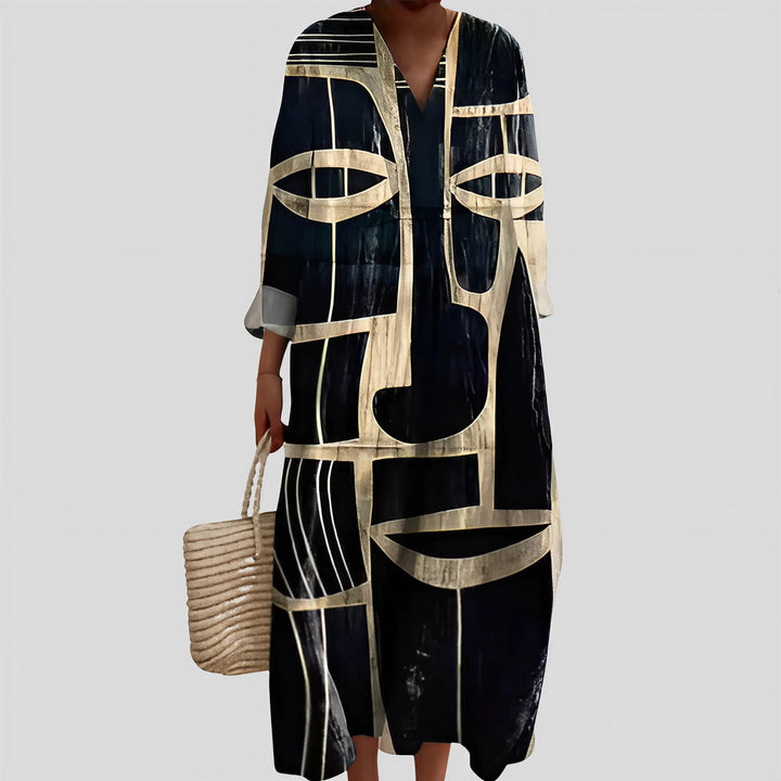 Hazel - Abstract Art Dress