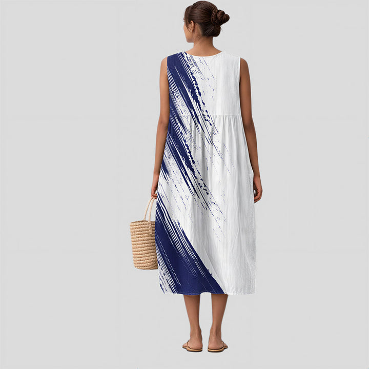 Melody - Navy Blue Summer Dress