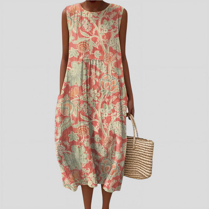 Ophelia - Retro Floral Dress