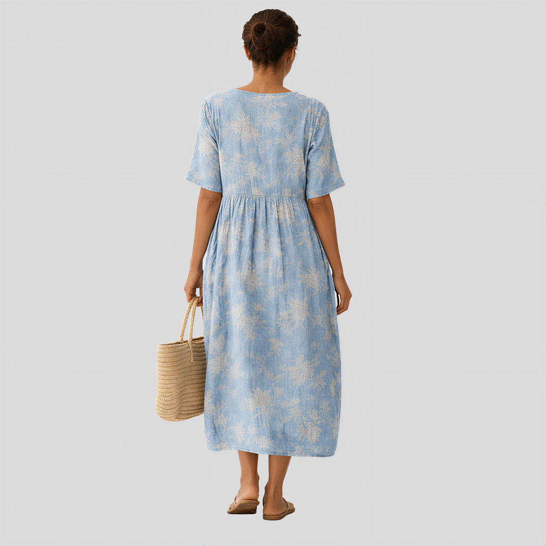 Eden - Fluid Floral Print Dress